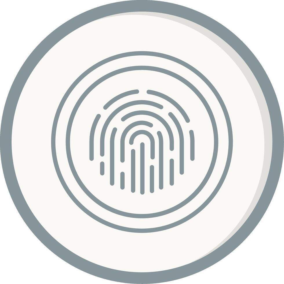 Fingerprint Vector Icon