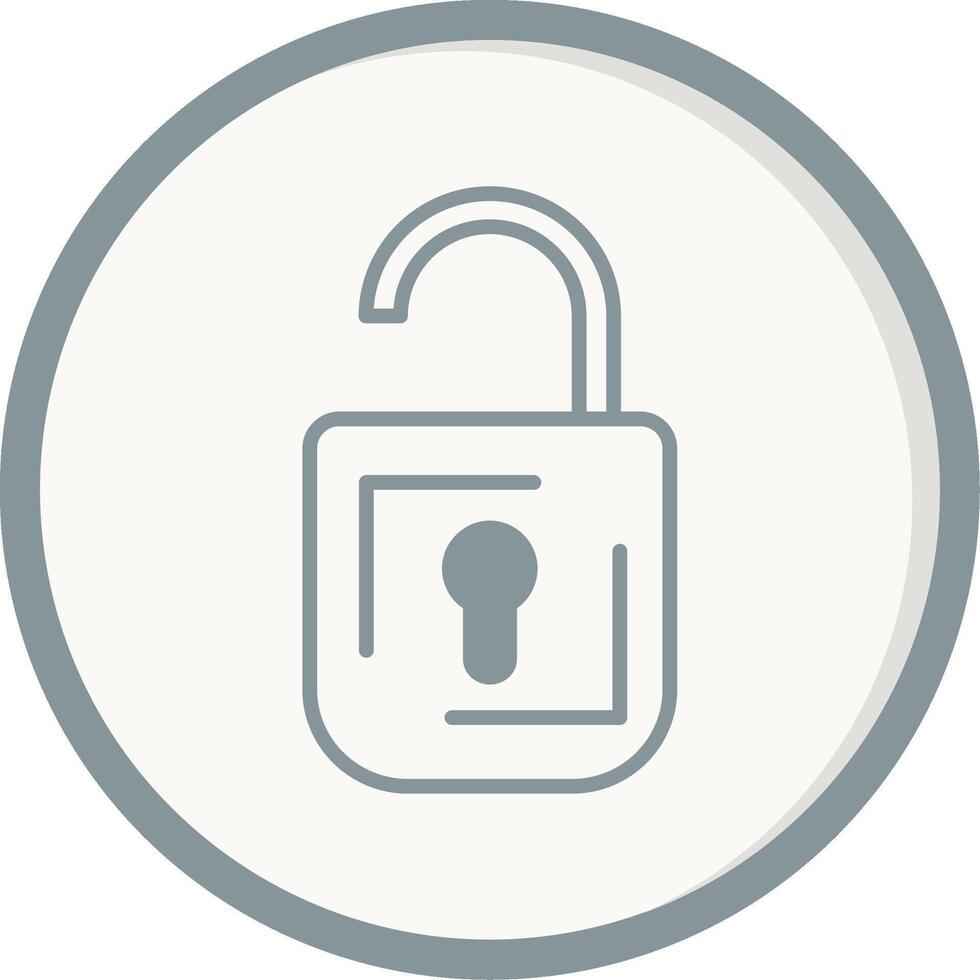 Open Padlock Vector Icon