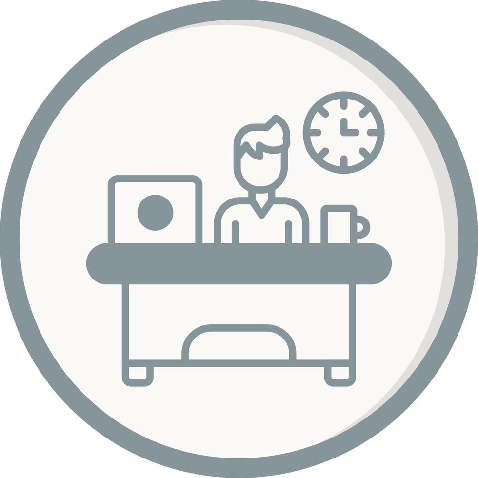 Workaholic Vector Icon