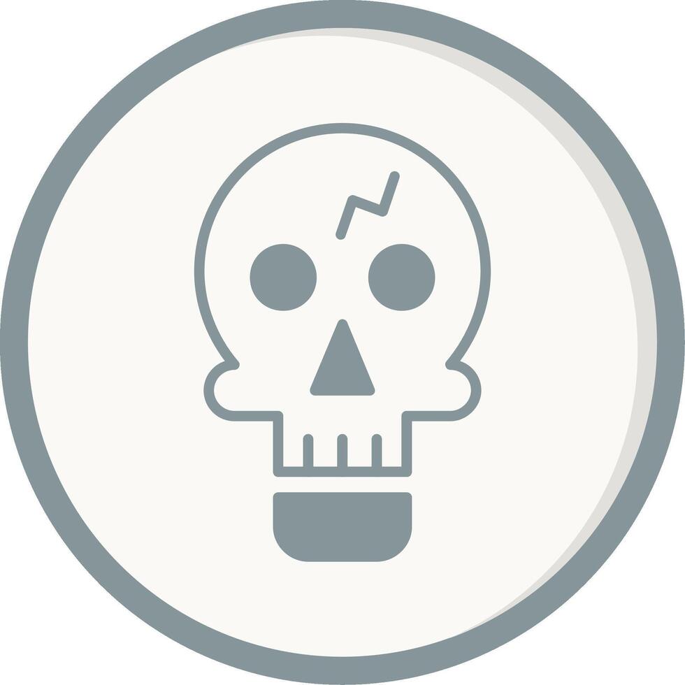 Skull Island Vector Icon