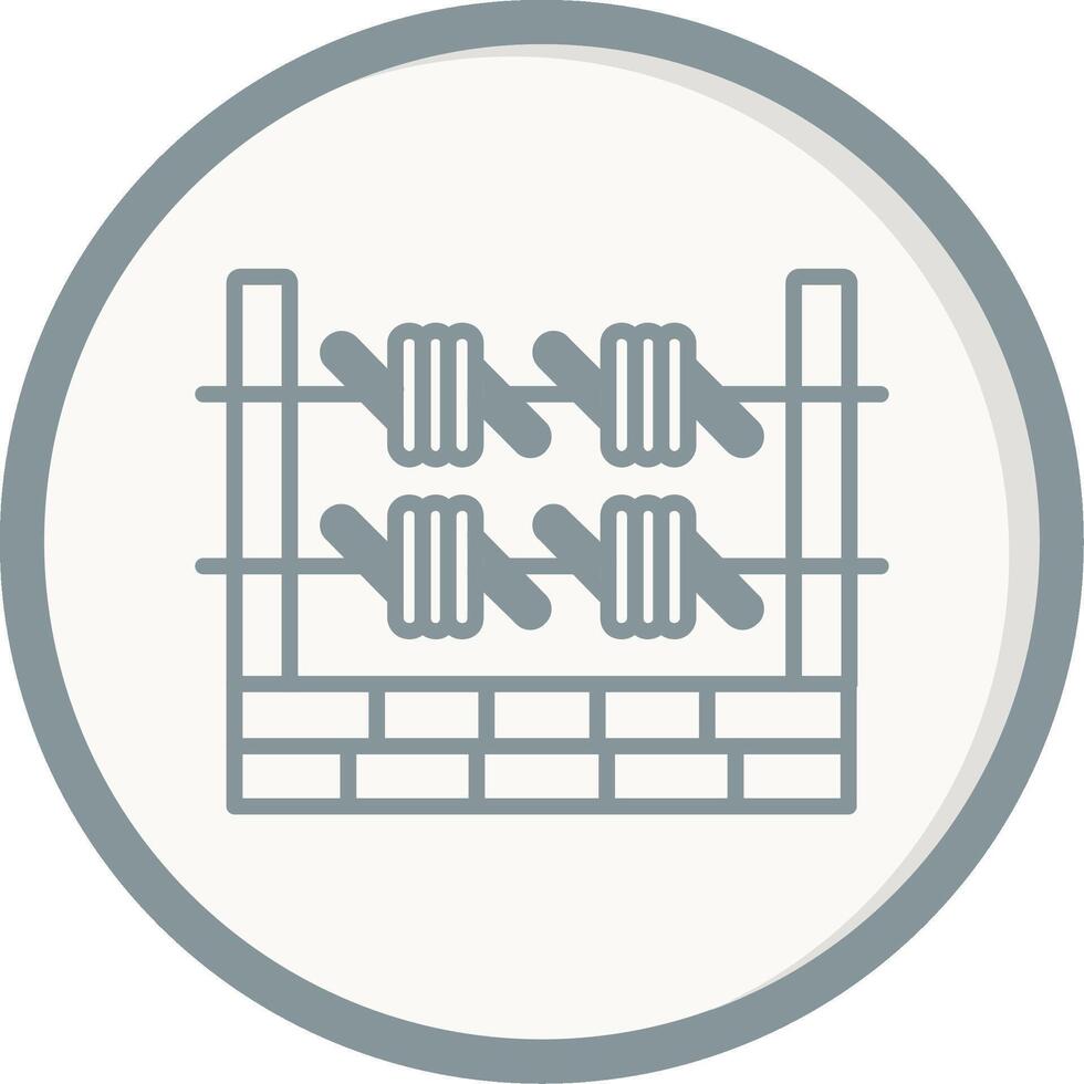 Barbed Wire Vector Icon