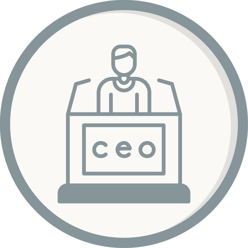 CEO vector icono