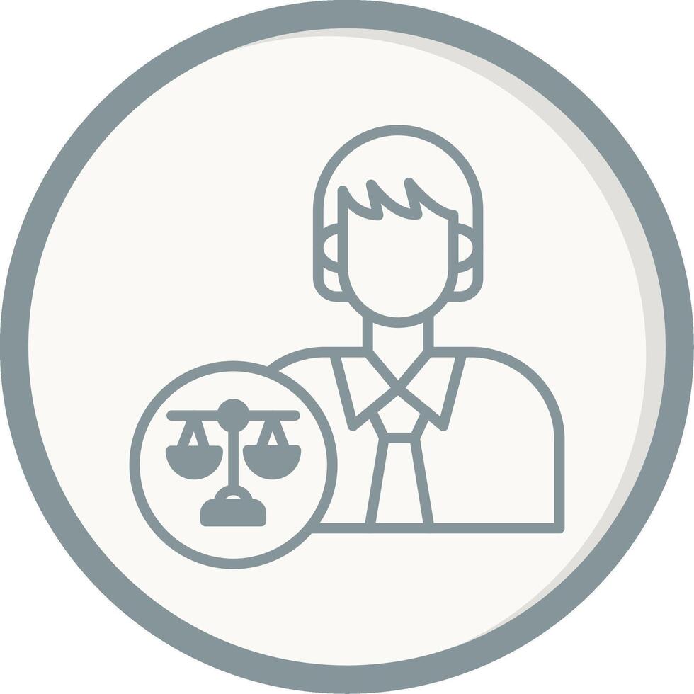 Lawyer Vector Icon