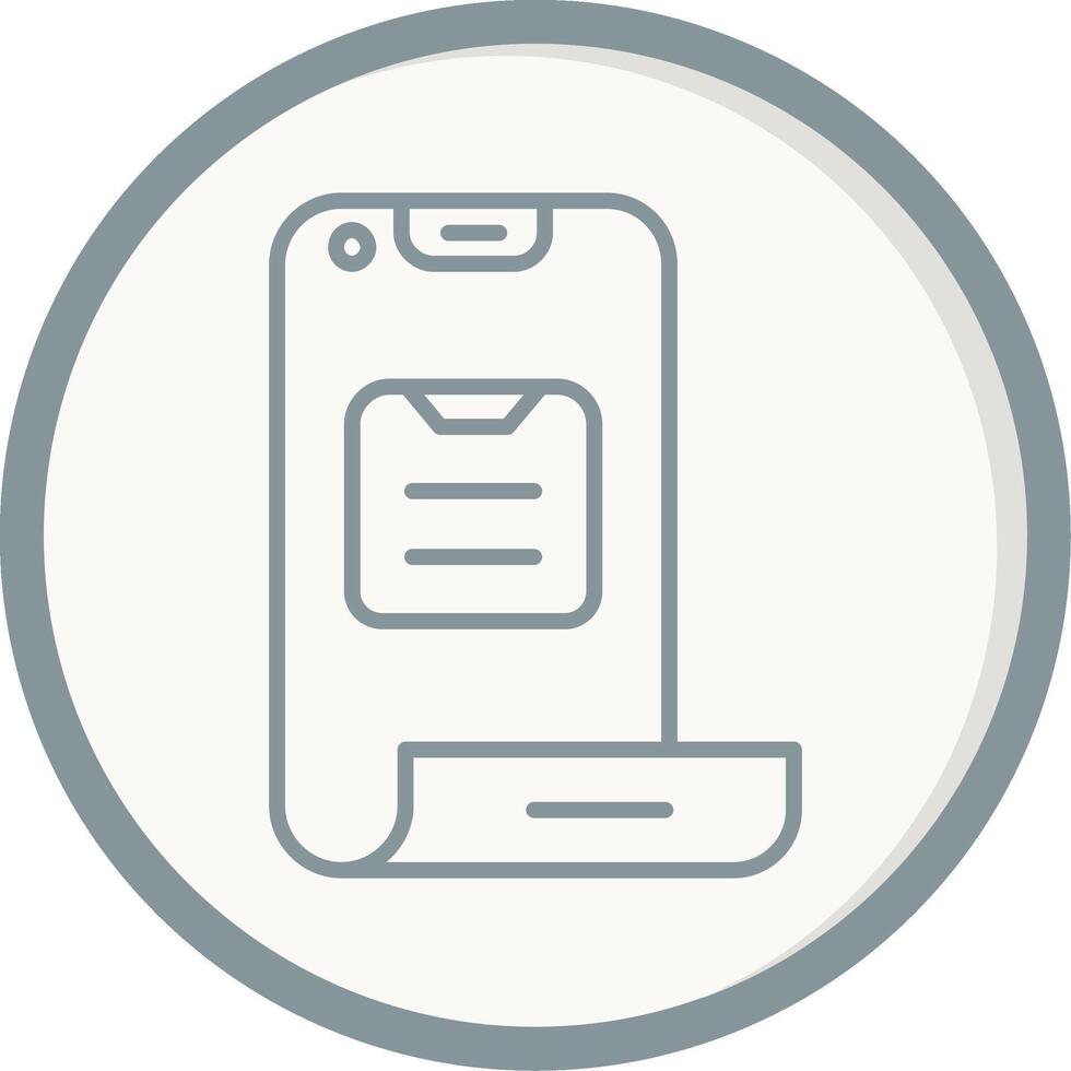 Folding Phone Vector Icon