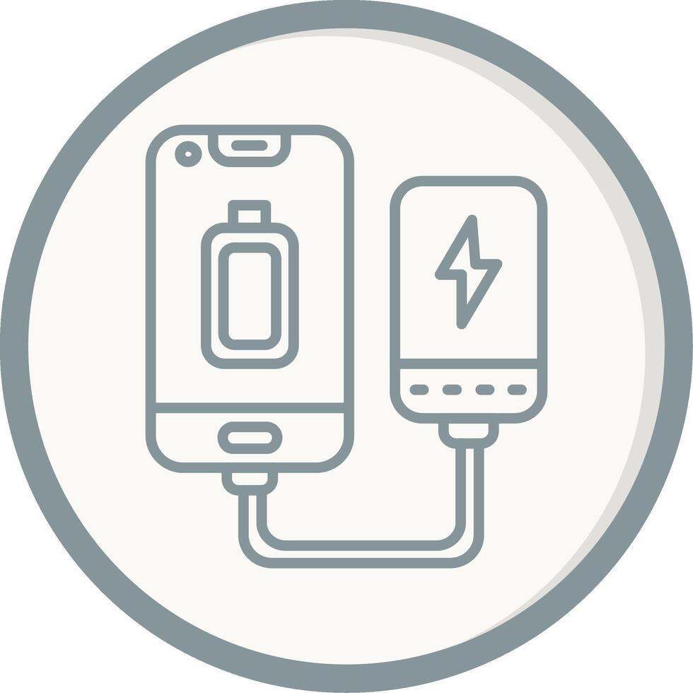 Portable Battery Vector Icon