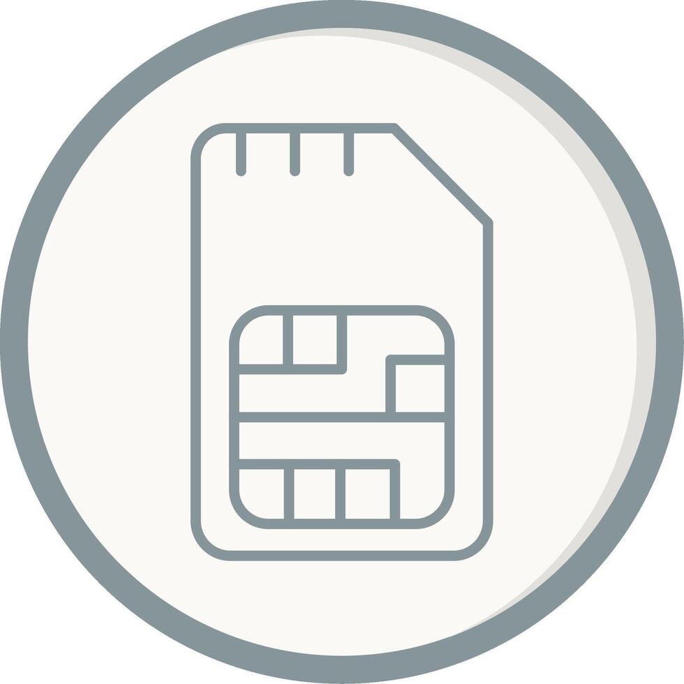 Sim Card Vector Icon