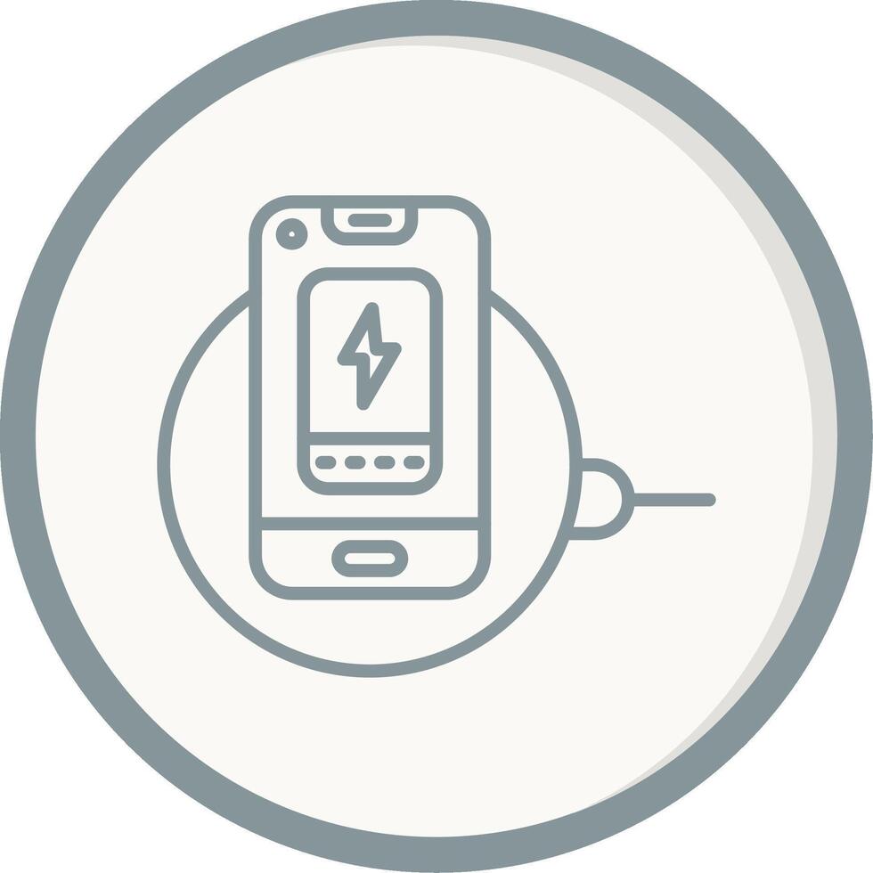 Wireless Charger Vector Icon