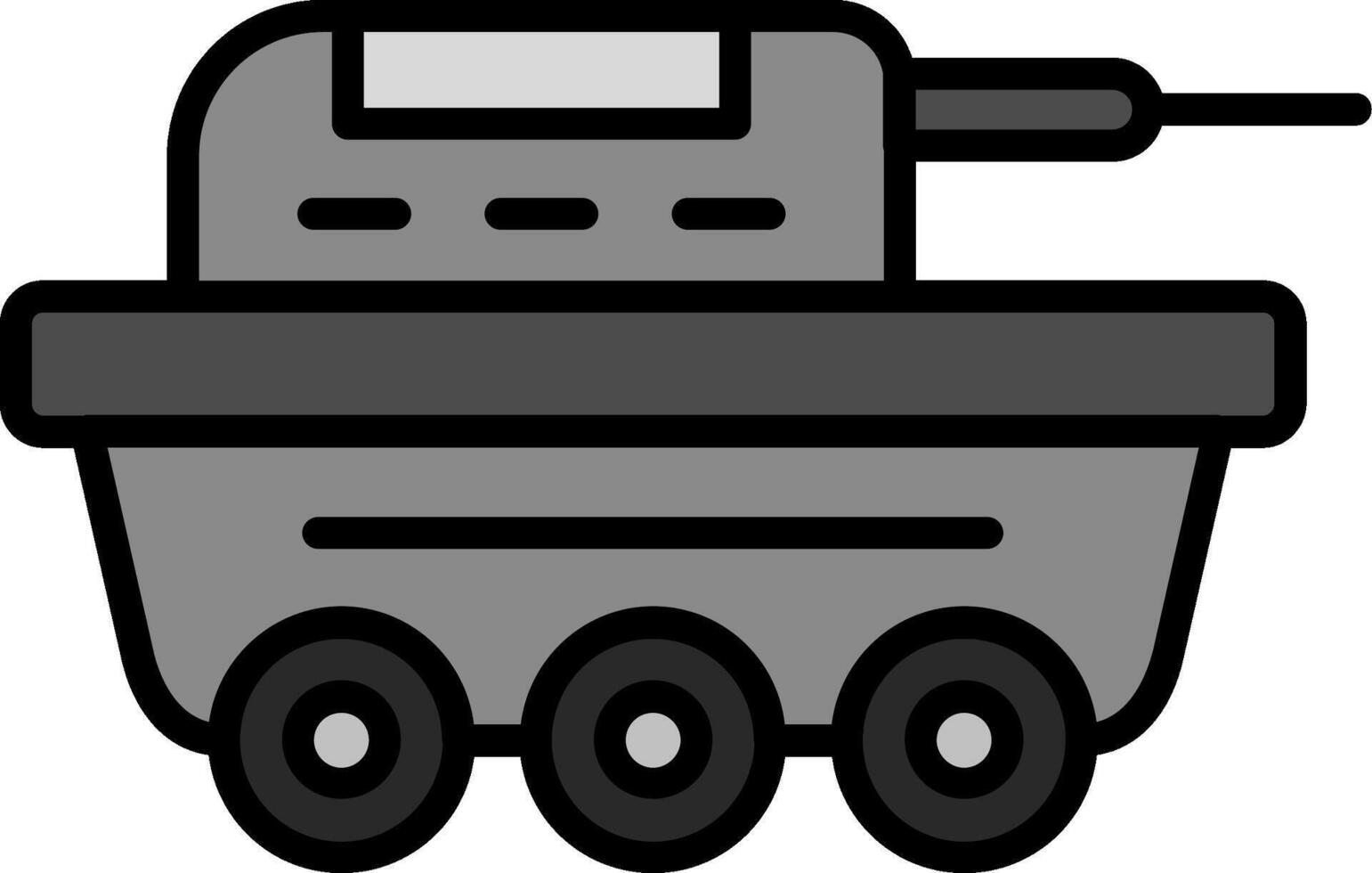 icono de vector de tanque