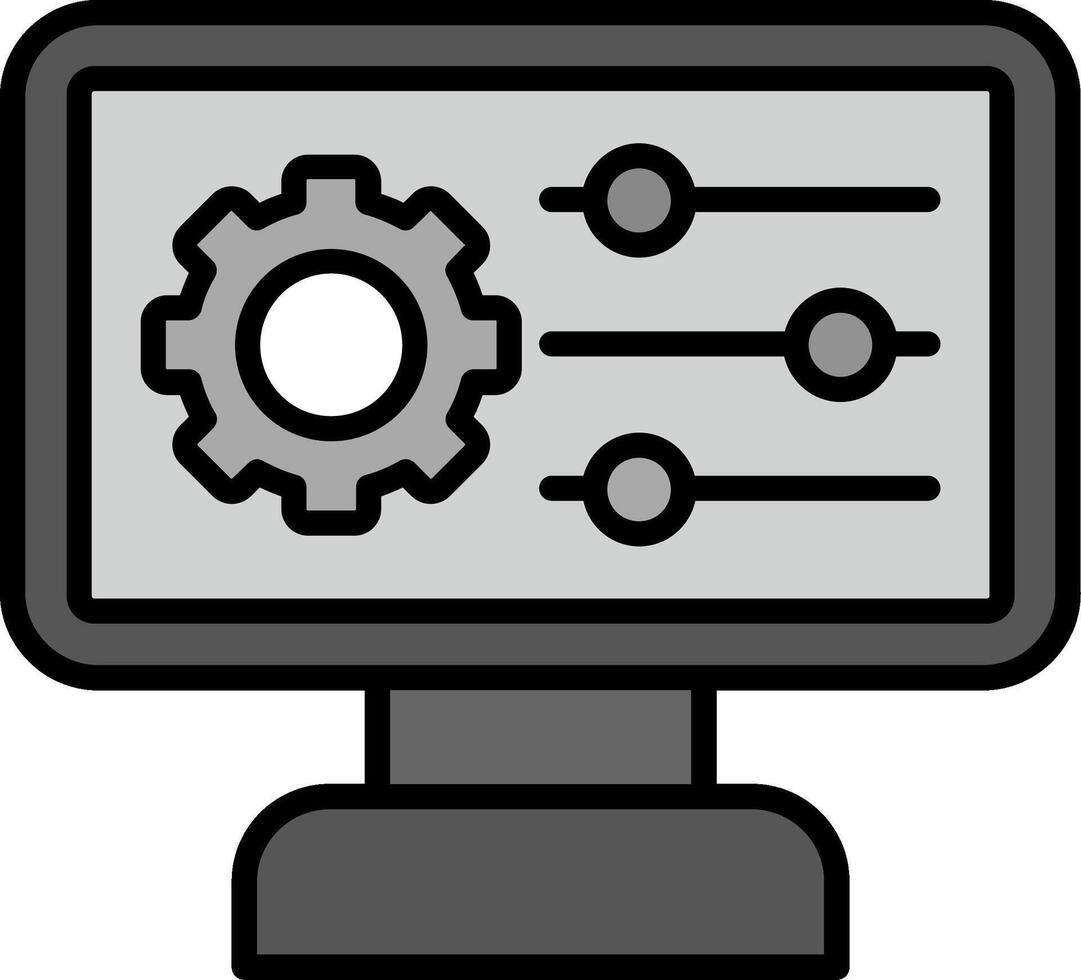 icono de vector de configuración