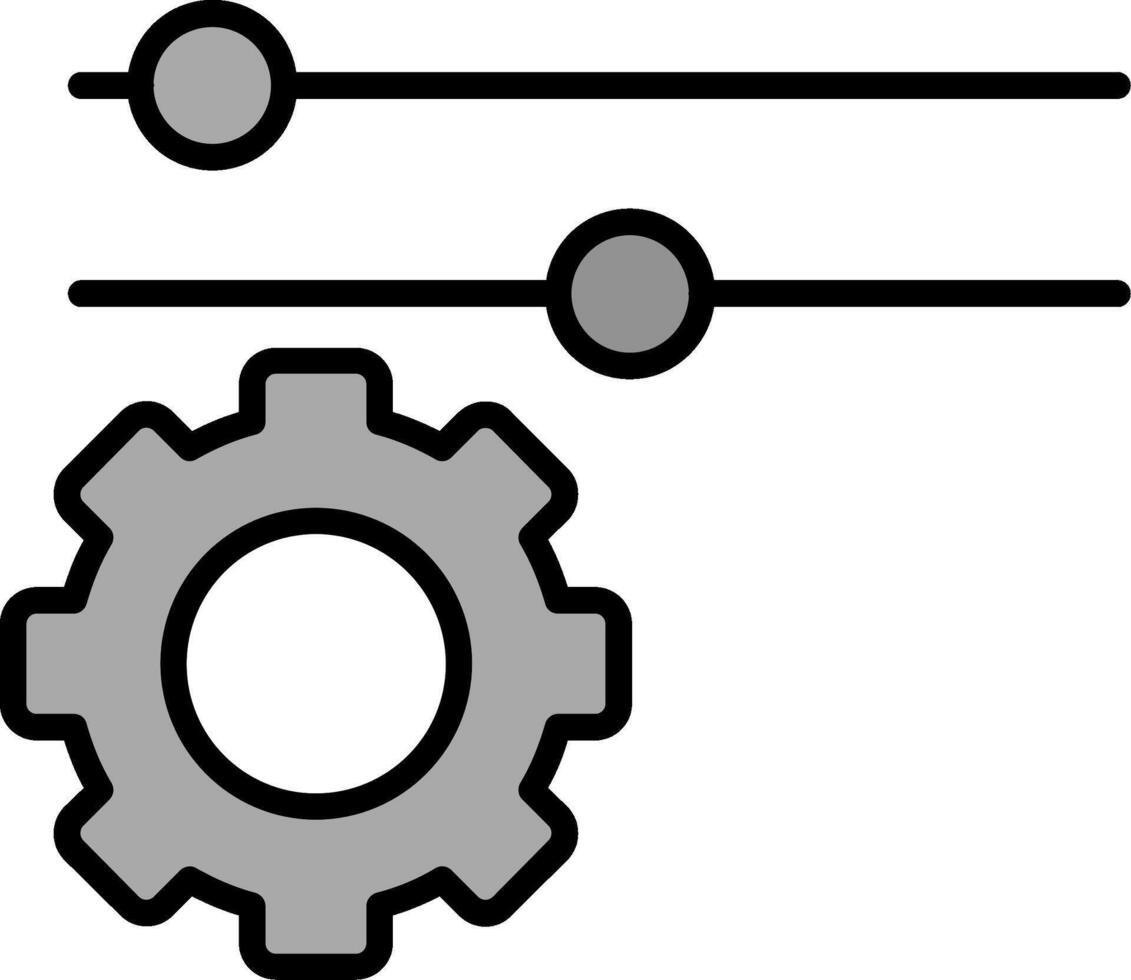 icono de vector de configuración