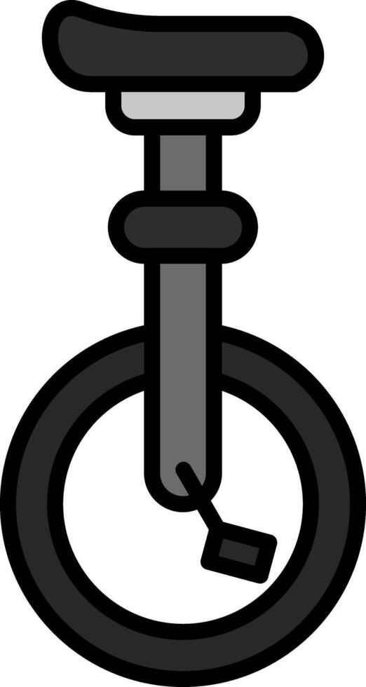 Unicycle Vector Icon