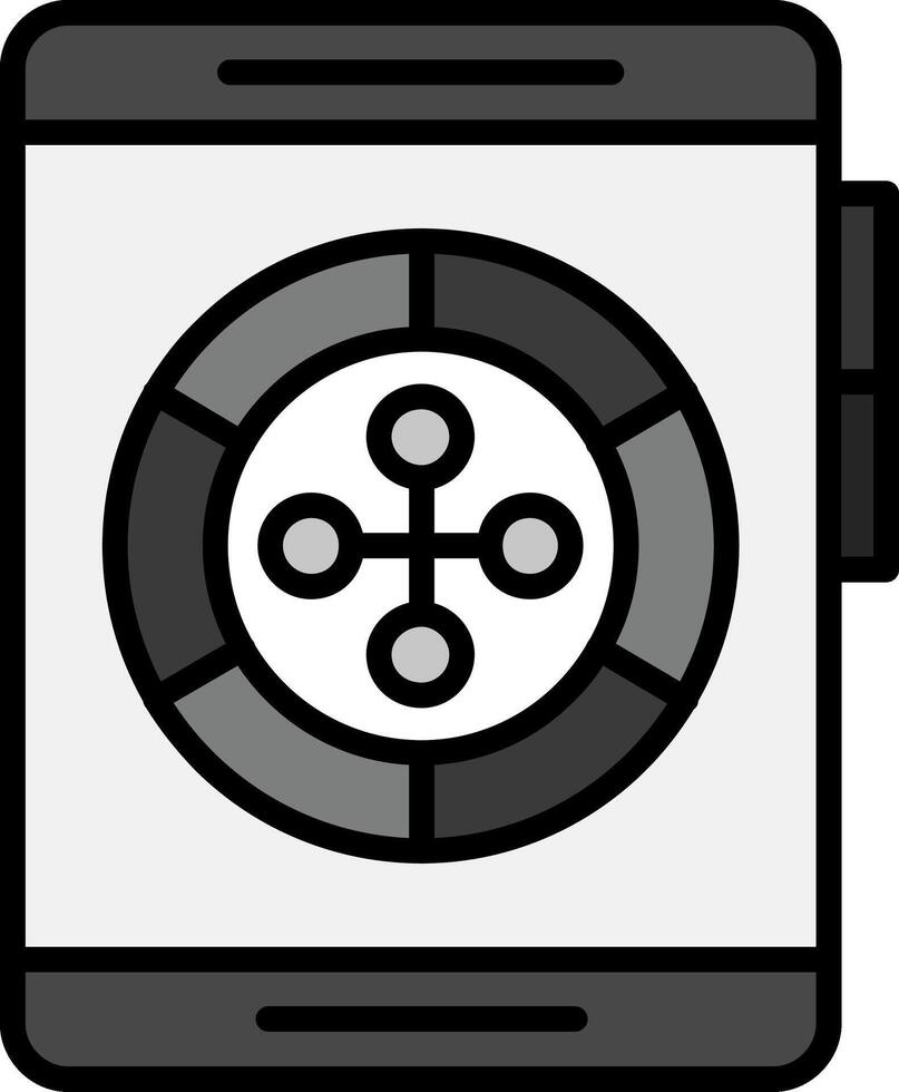 icono de vector de ruleta