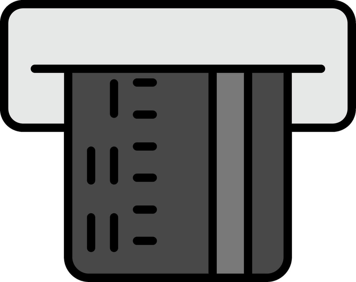 icono de vector de cajero automático