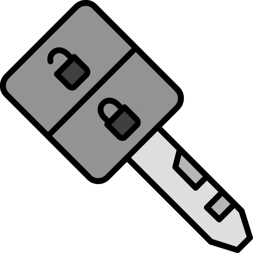 Car Key Vector Icon