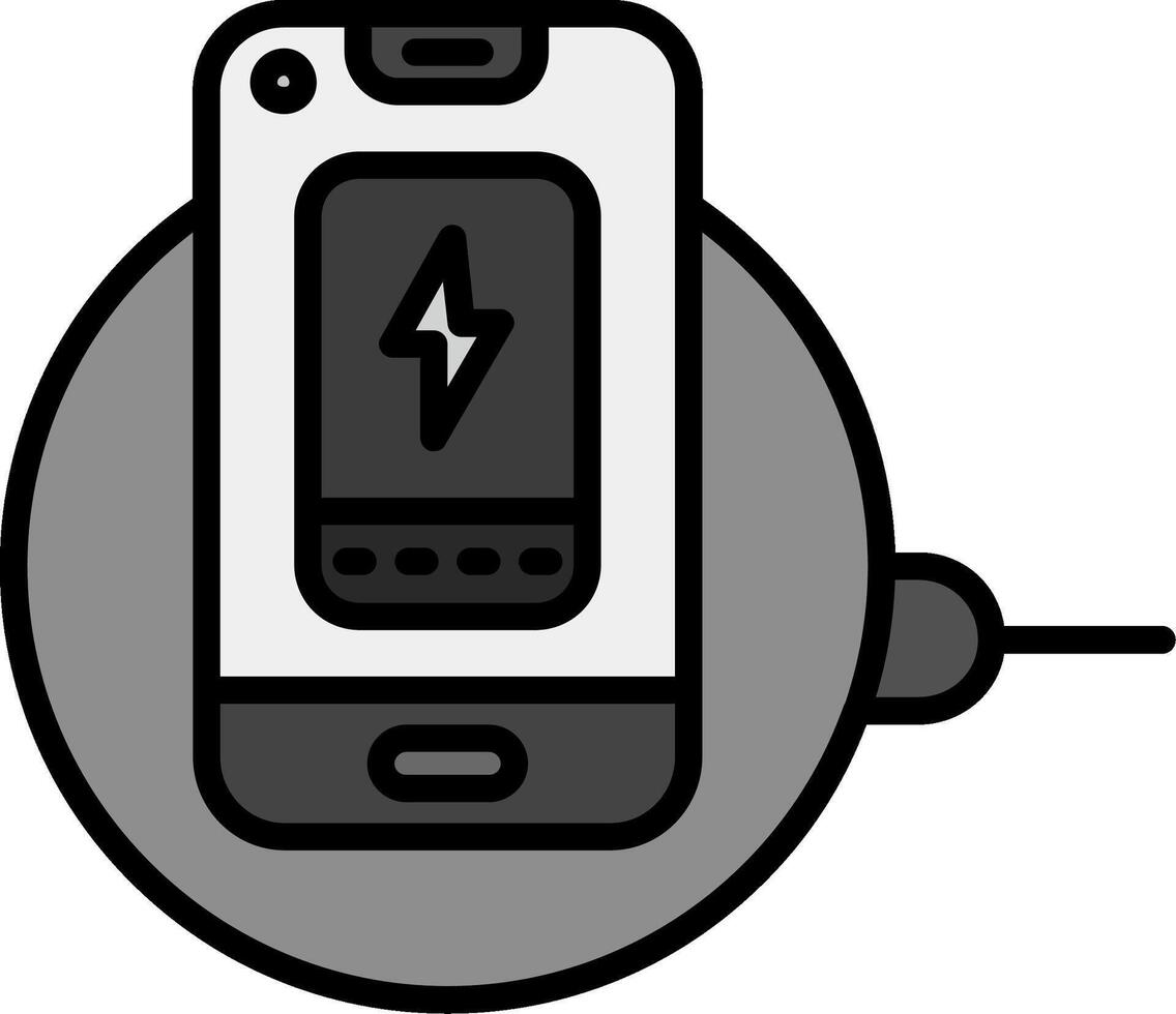 Wireless Charger Vector Icon