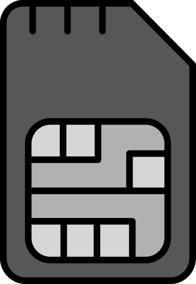 icono de vector de tarjeta sim