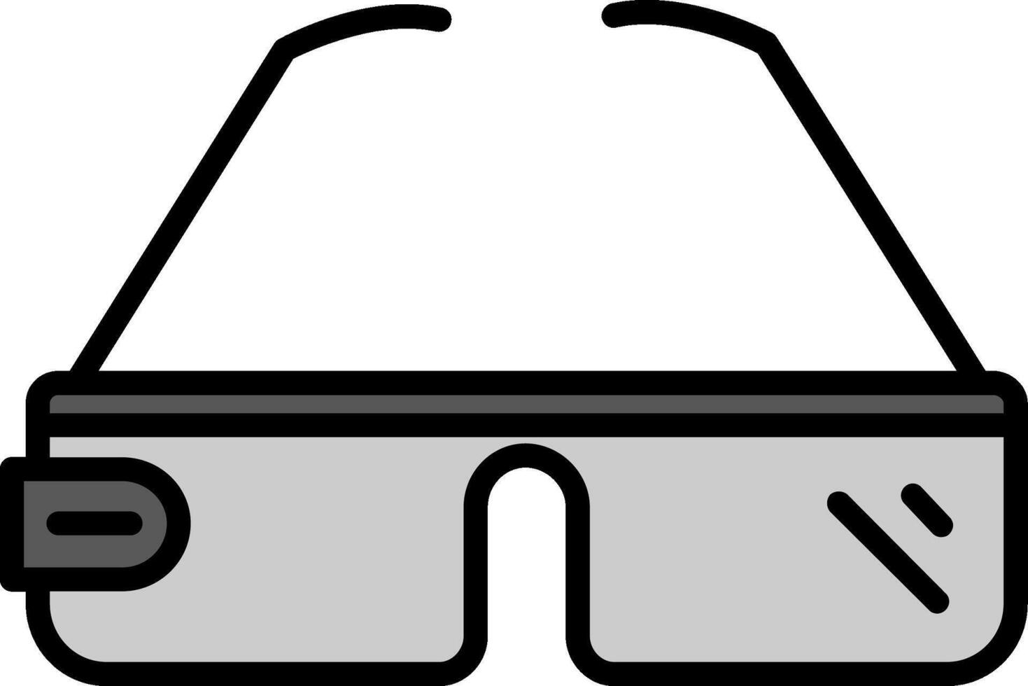 Smart Glasses Vector Icon