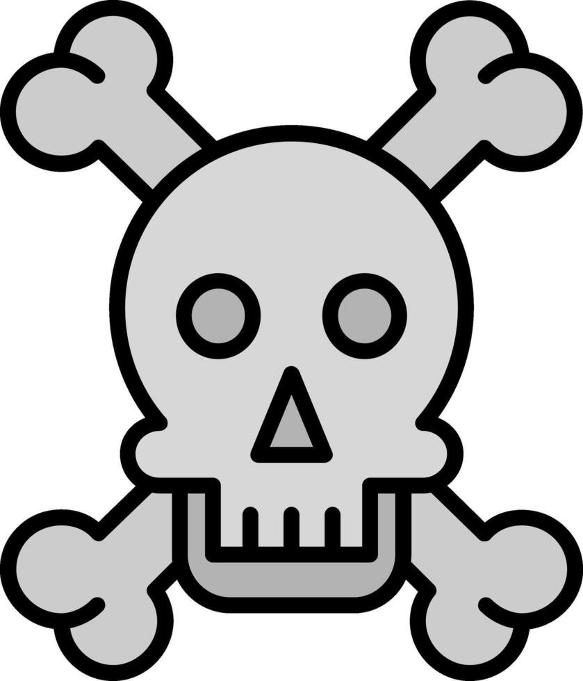 Skull And Bones Vector Icon