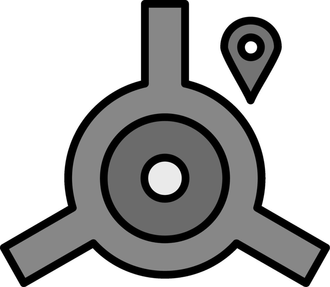 Roundabout Vector Icon