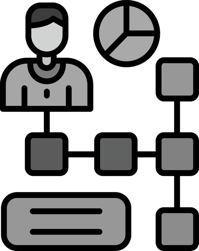 Hierarchical Structure Vector Icon