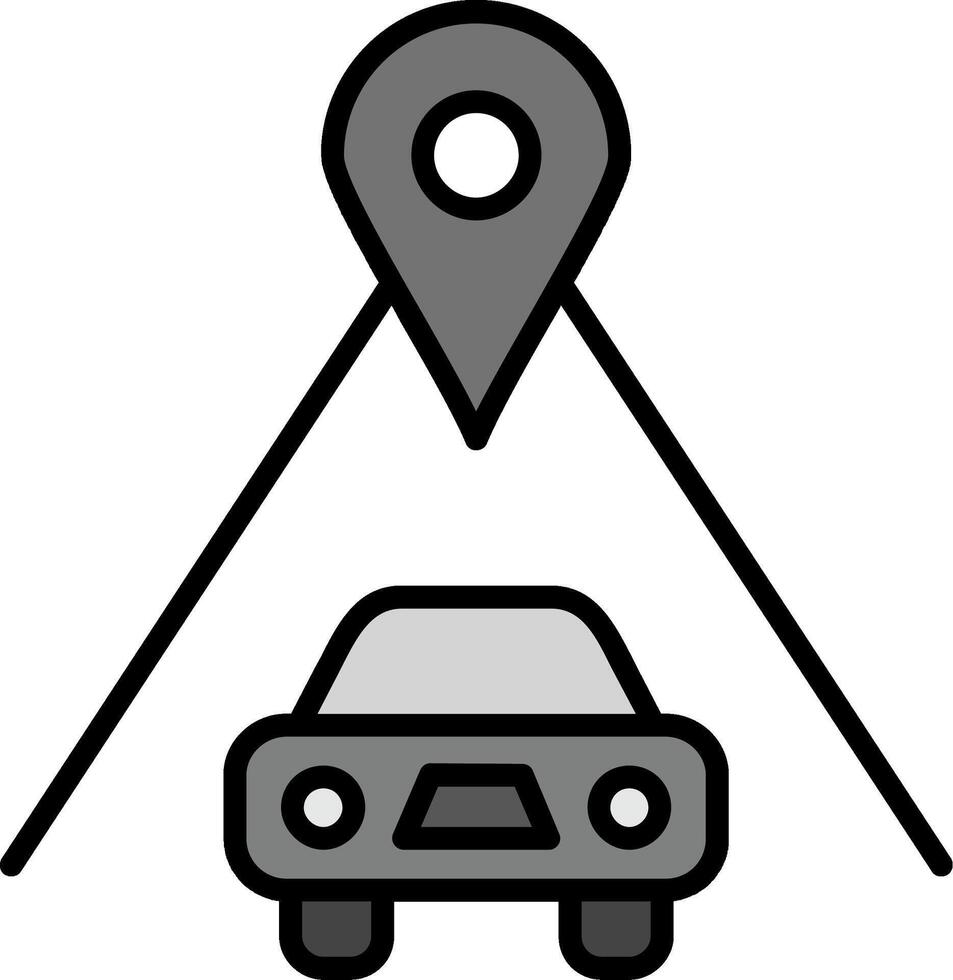 icono de vector de carretera