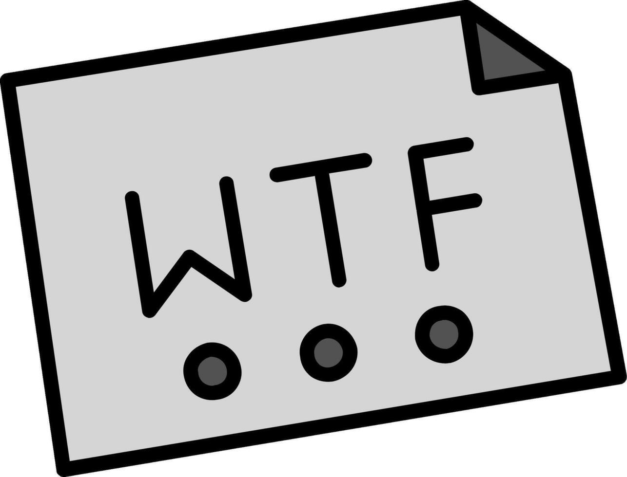 Wtf Vector Icon