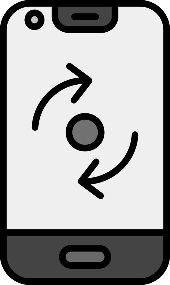 icono de vector de sincronización