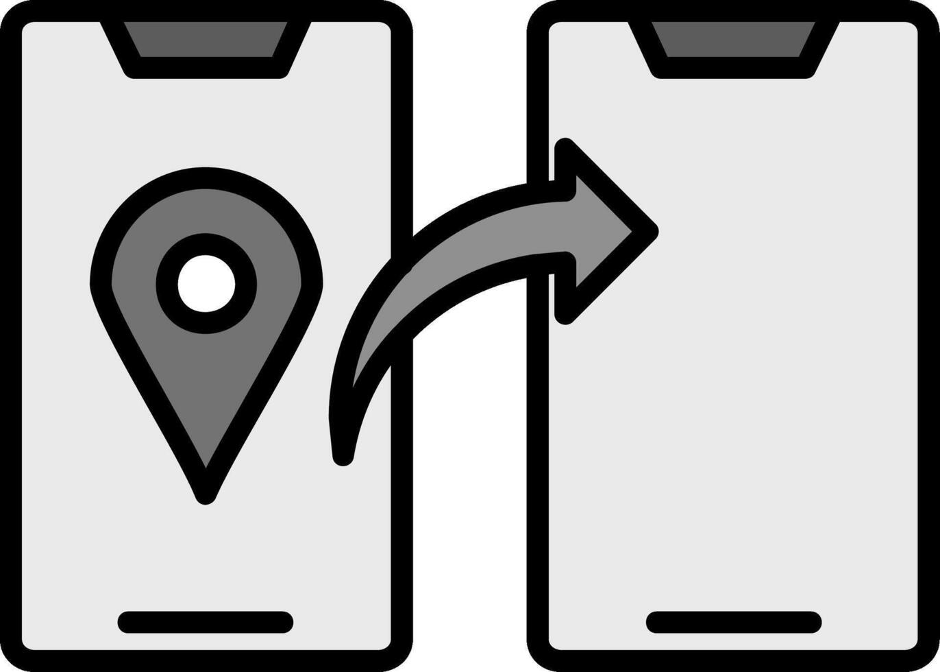 Share Location Vector Icon