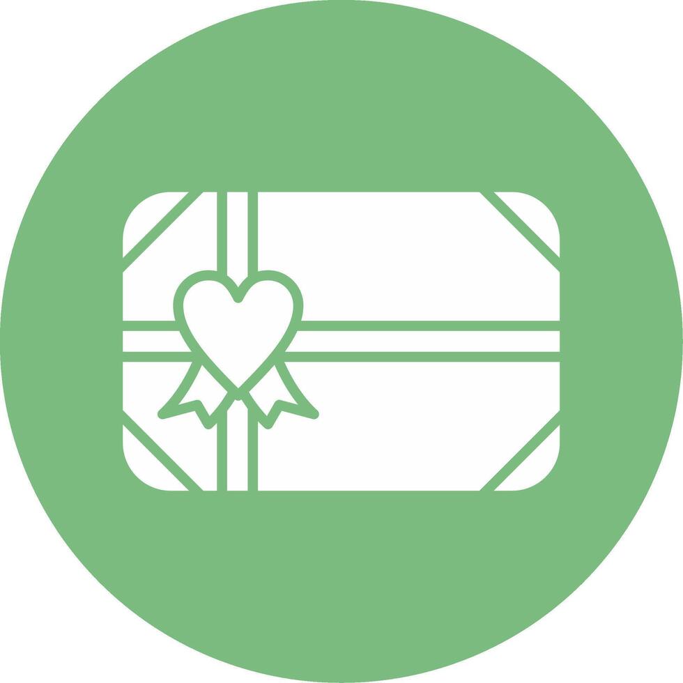 icono de vector de tarjeta de regalo