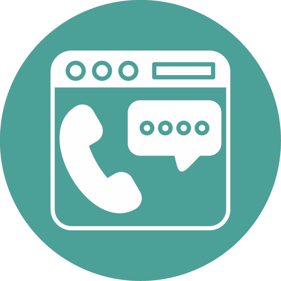 Phone Chat Vector Icon