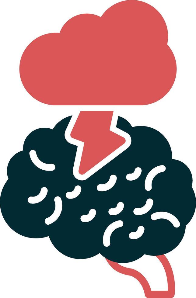 icono de vector de lluvia de ideas