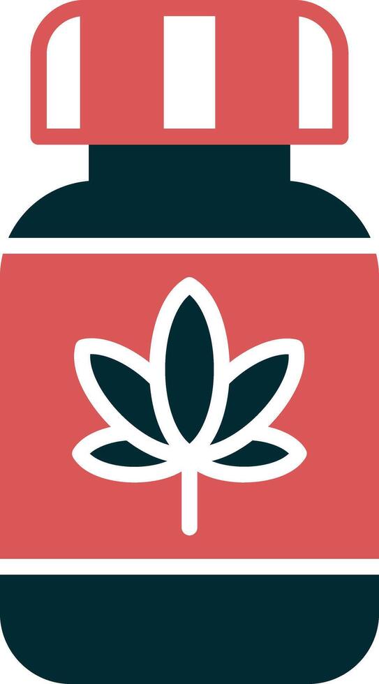 Cannabis oil Vector Icon