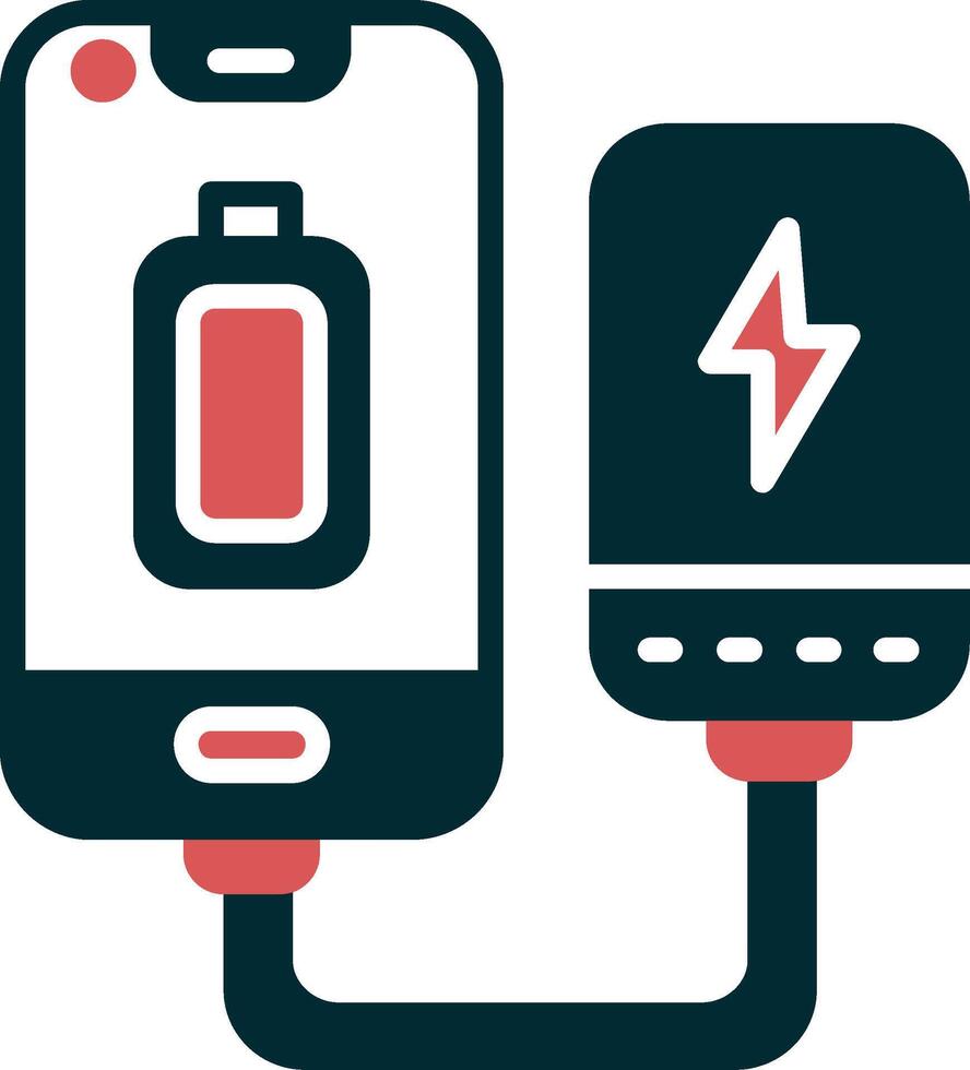 Portable Battery Vector Icon