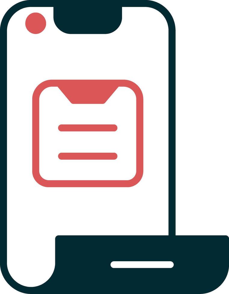 Folding Phone Vector Icon