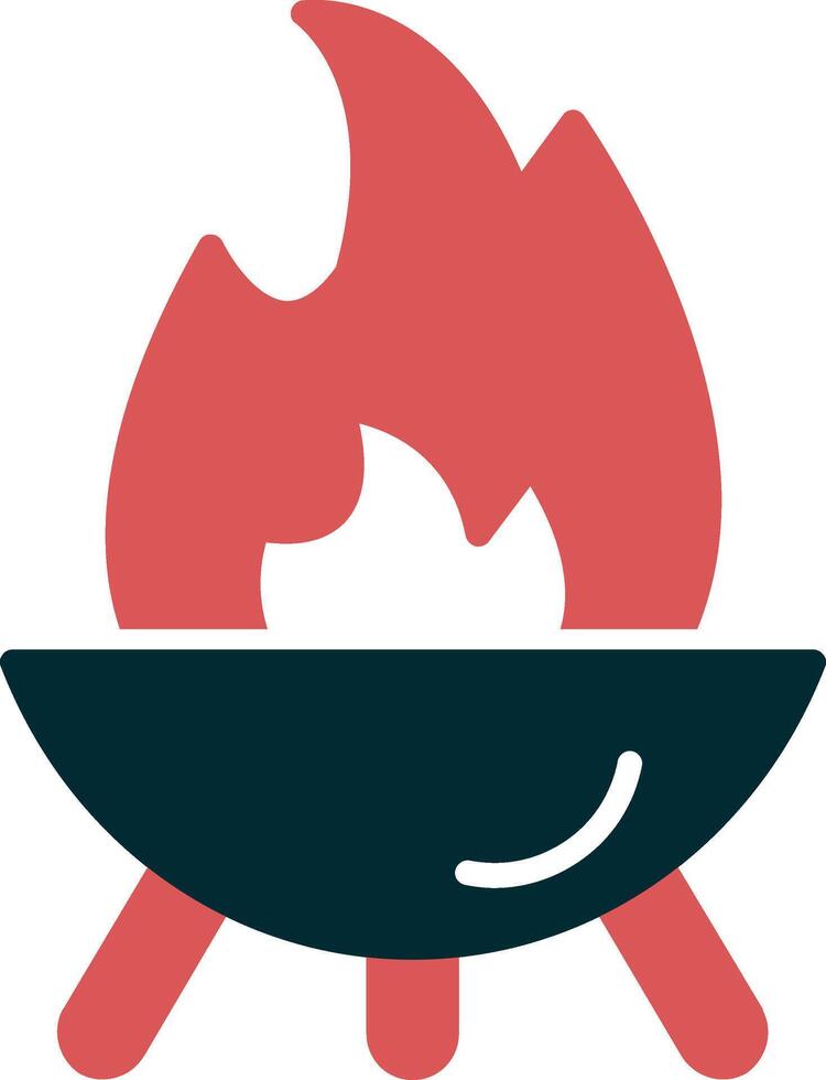 Firepit Vector Icon