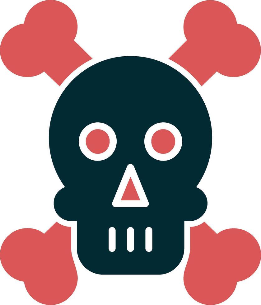 Skull And Bones Vector Icon