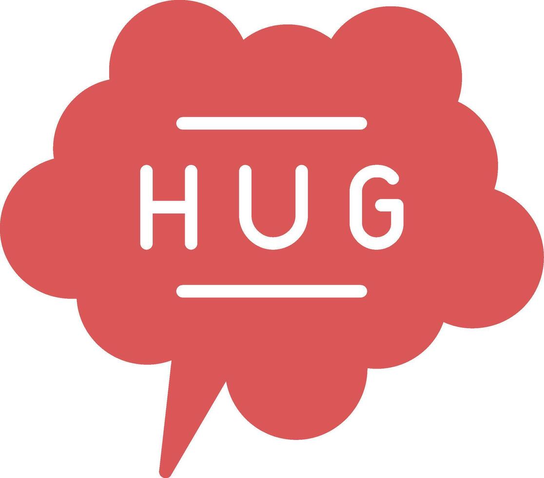 Hug Vector Icon