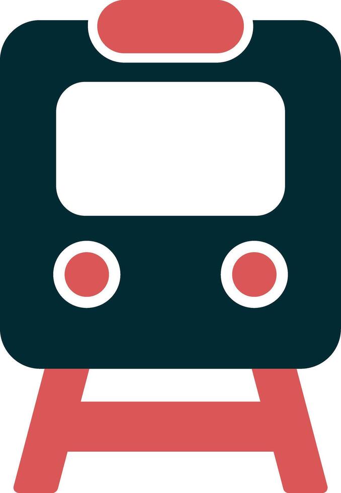 icono de vector de tren