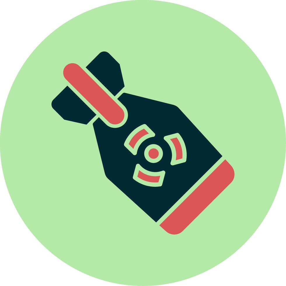 Nuclear Bomb Vector Icon