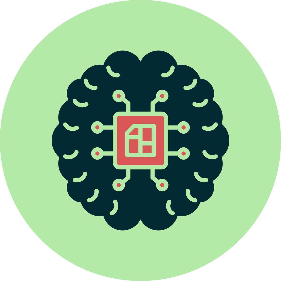 Artificial Intelligence Vector Icon