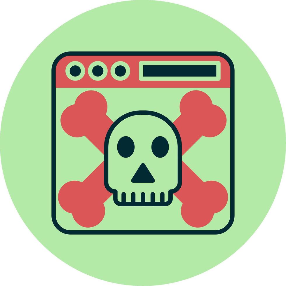 icono de vector de malware