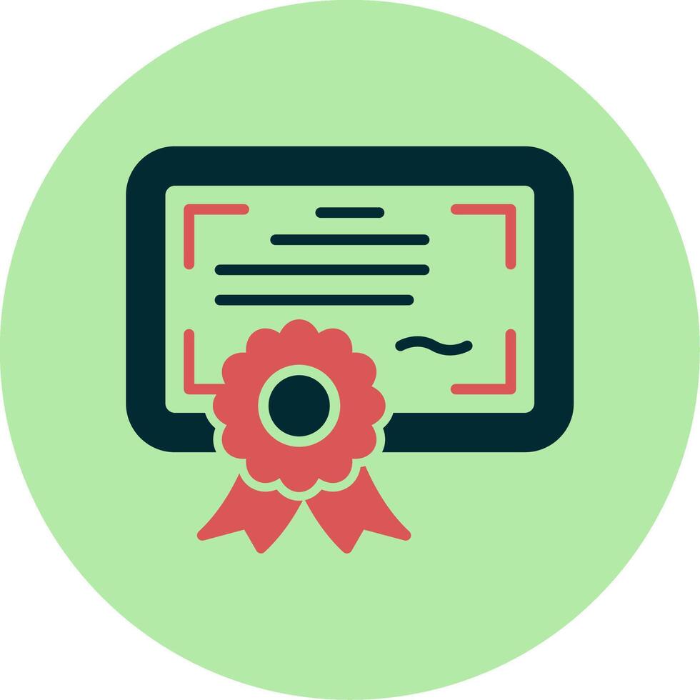 Certificate Vector Icon