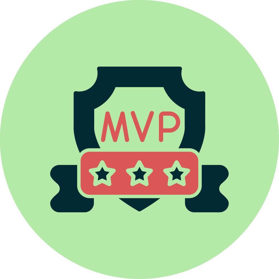 icono de vector de mvp