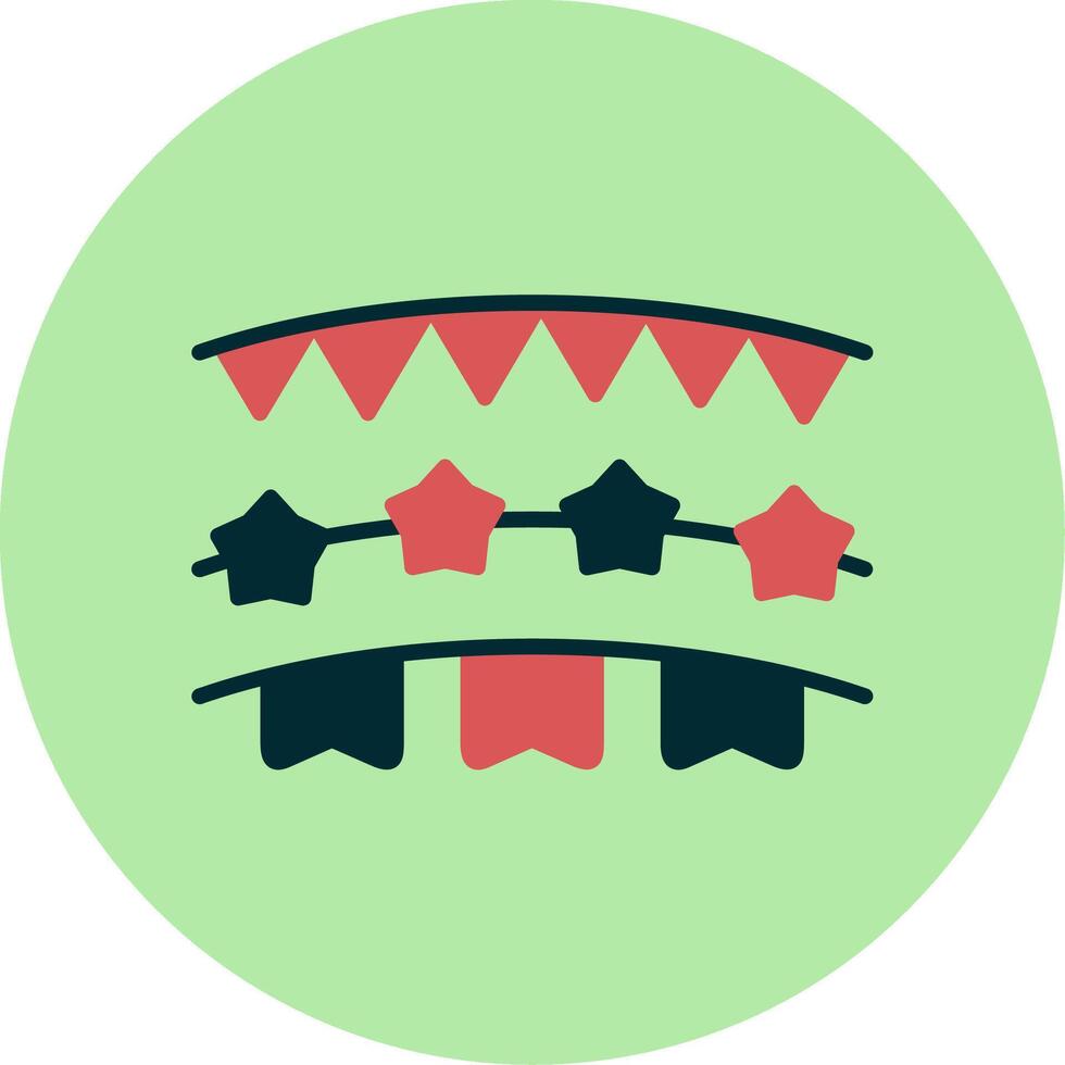 Bunting Vector Icon