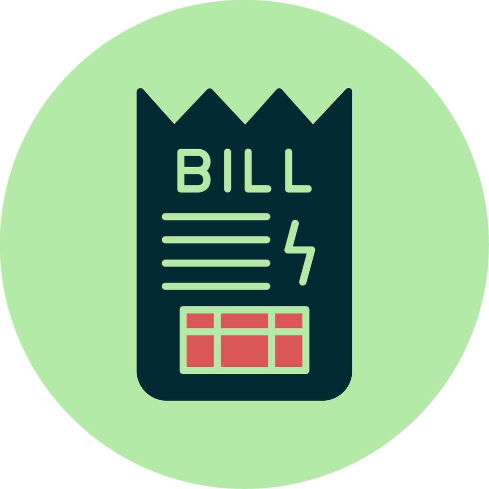 Bill Vector Icon