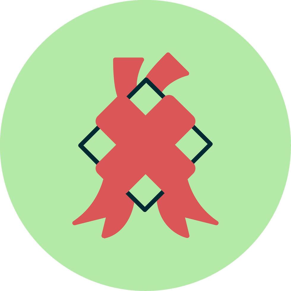 icono de vector de ketupat