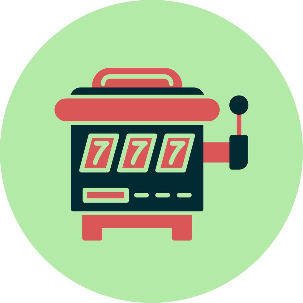 Slot Machine Vector Icon