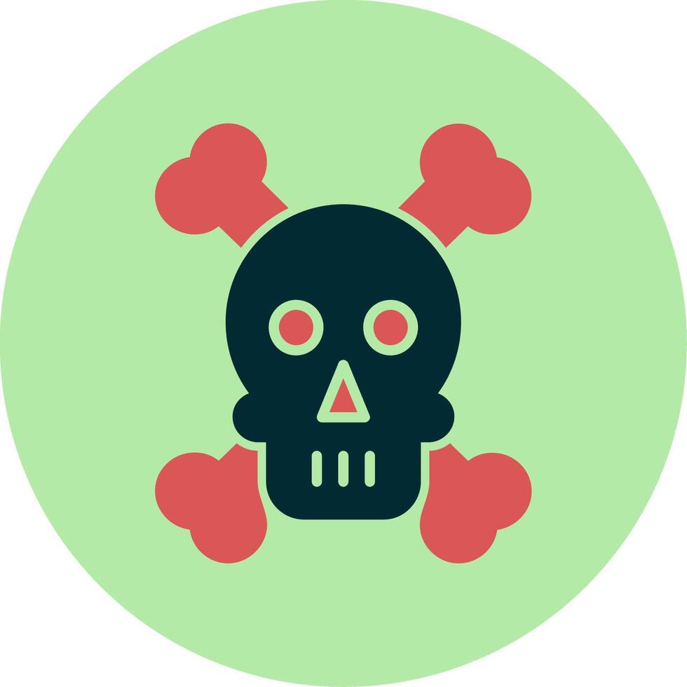 Skull And Bones Vector Icon