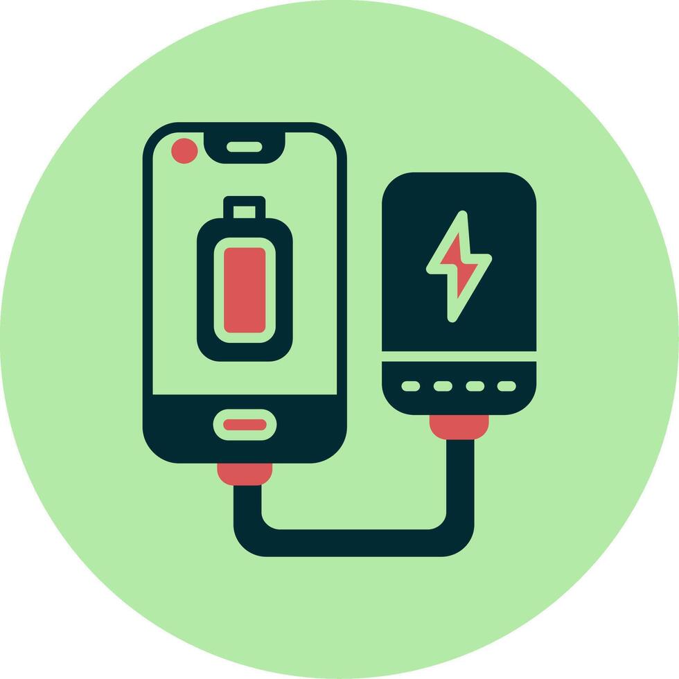 Portable Battery Vector Icon