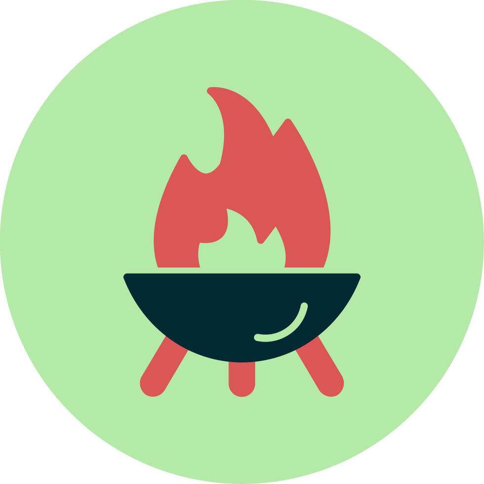 Firepit Vector Icon